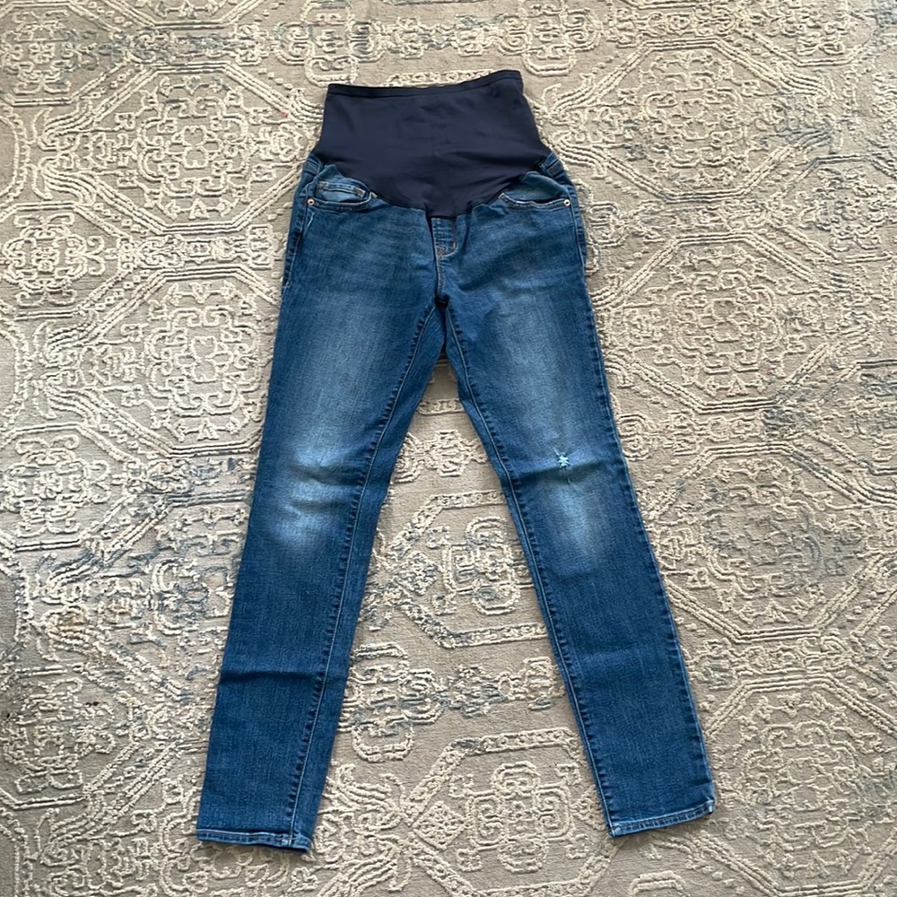 Old Navy Maternity Full Panel Skinny Jeans Size 6 Regular
